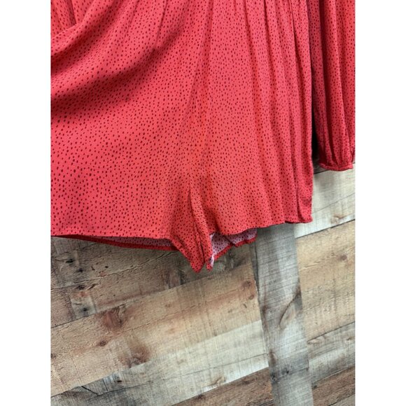 Express Dot Print Button Front Romper S - Picture 7 of 13